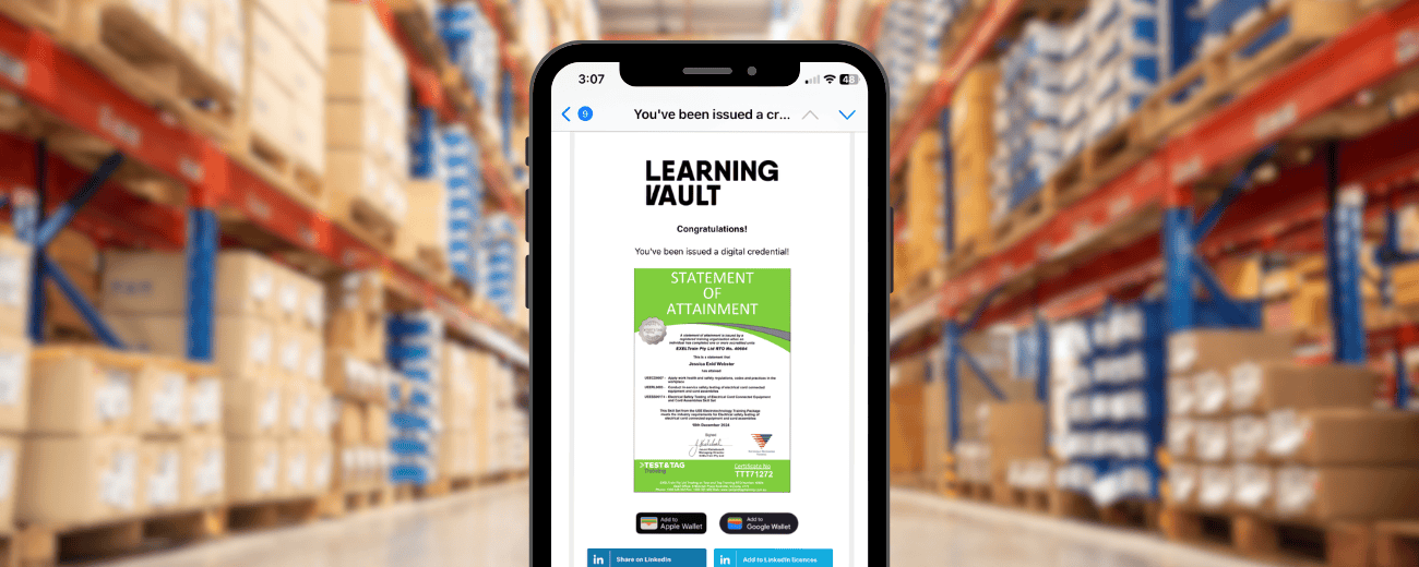 Tag Etraining Test & Tag Certifications are Now Digital | Test & Tag Training