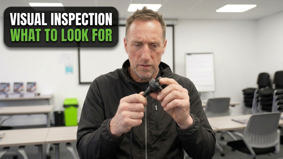 Load video: Visual Inspection for Test &amp; Tag