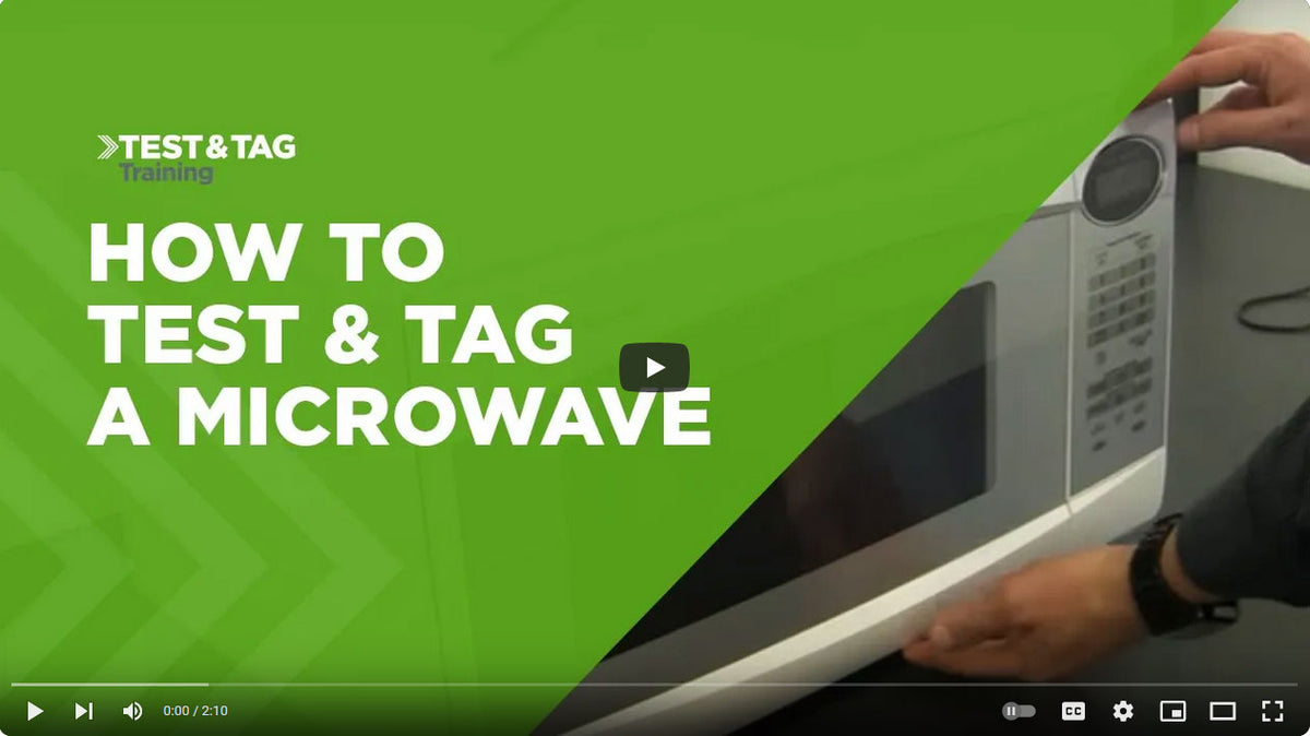 How to Test and Tag a Microwave | Test & Tag Training