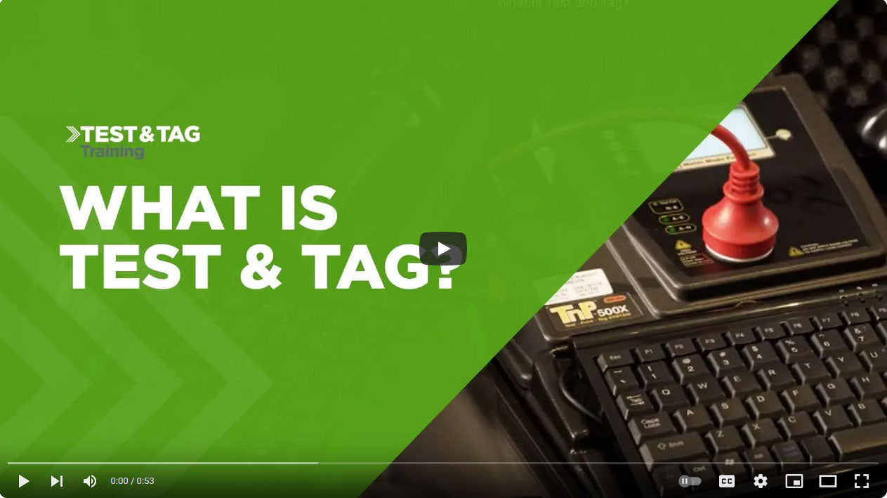 What is Test & Tag? | Test & Tag Training