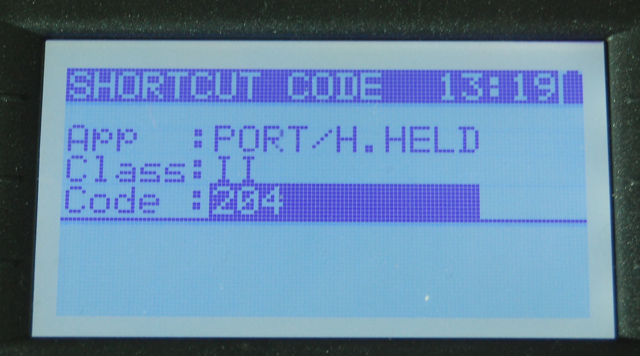 Metrel Shortcut Code